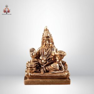 2” Solid Brass Miniature Lord Kubera Statue
